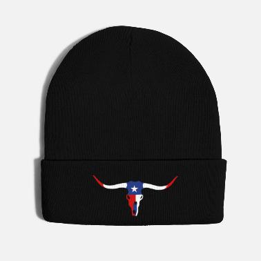 texas longhorn skull (3c)' Knit Cap 